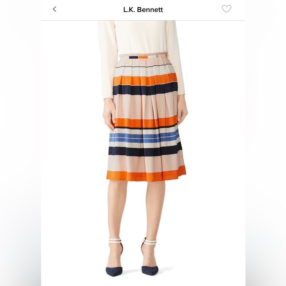 Preppy striped skirt, super versatile! - Picture 2 of 4